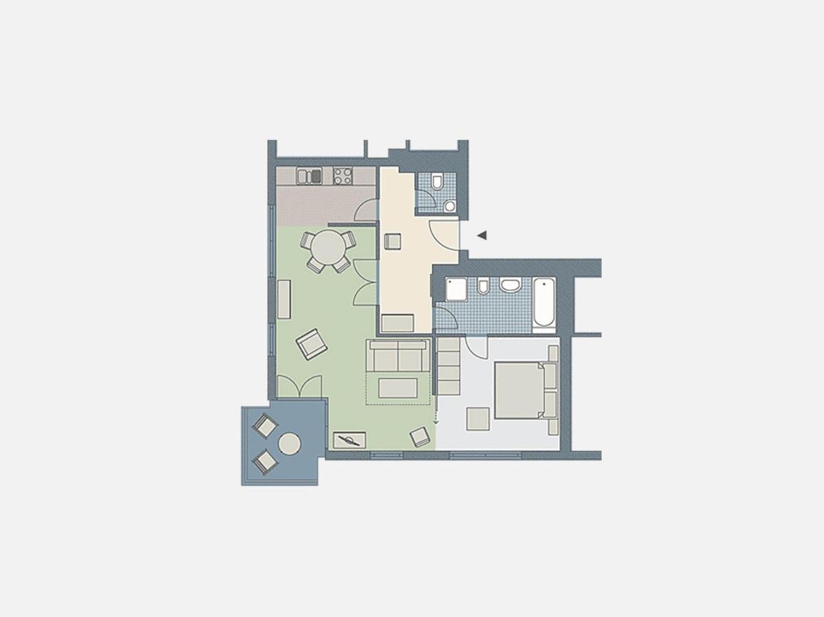 Kaiservillen Heringsdorf - Ferienwohnung Mit 1 Schlafzimmer Und Balkon D232 المظهر الخارجي الصورة